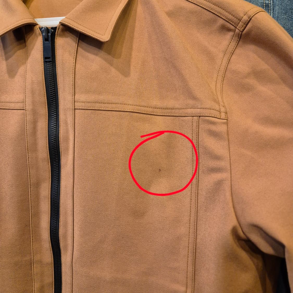 L~XL(착샷잇음) 진베이지 미니멀리즘 면자켓  상품이미지6