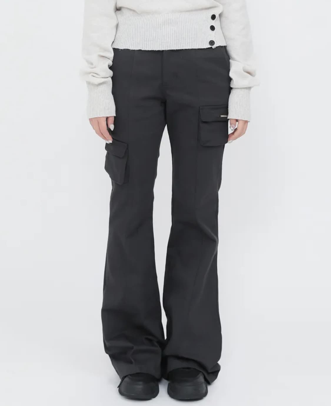 Line pocket cargo pants CHARCOAL 2 상품이미지1