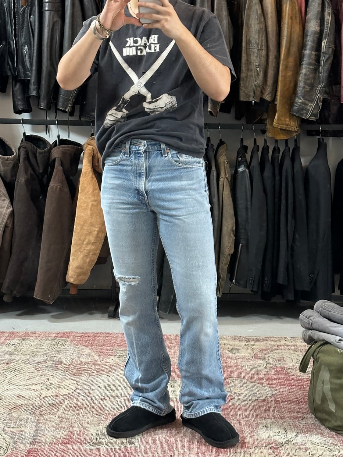 90's USA Made 리바이스 517 부츠컷 플레어진 상품이미지2