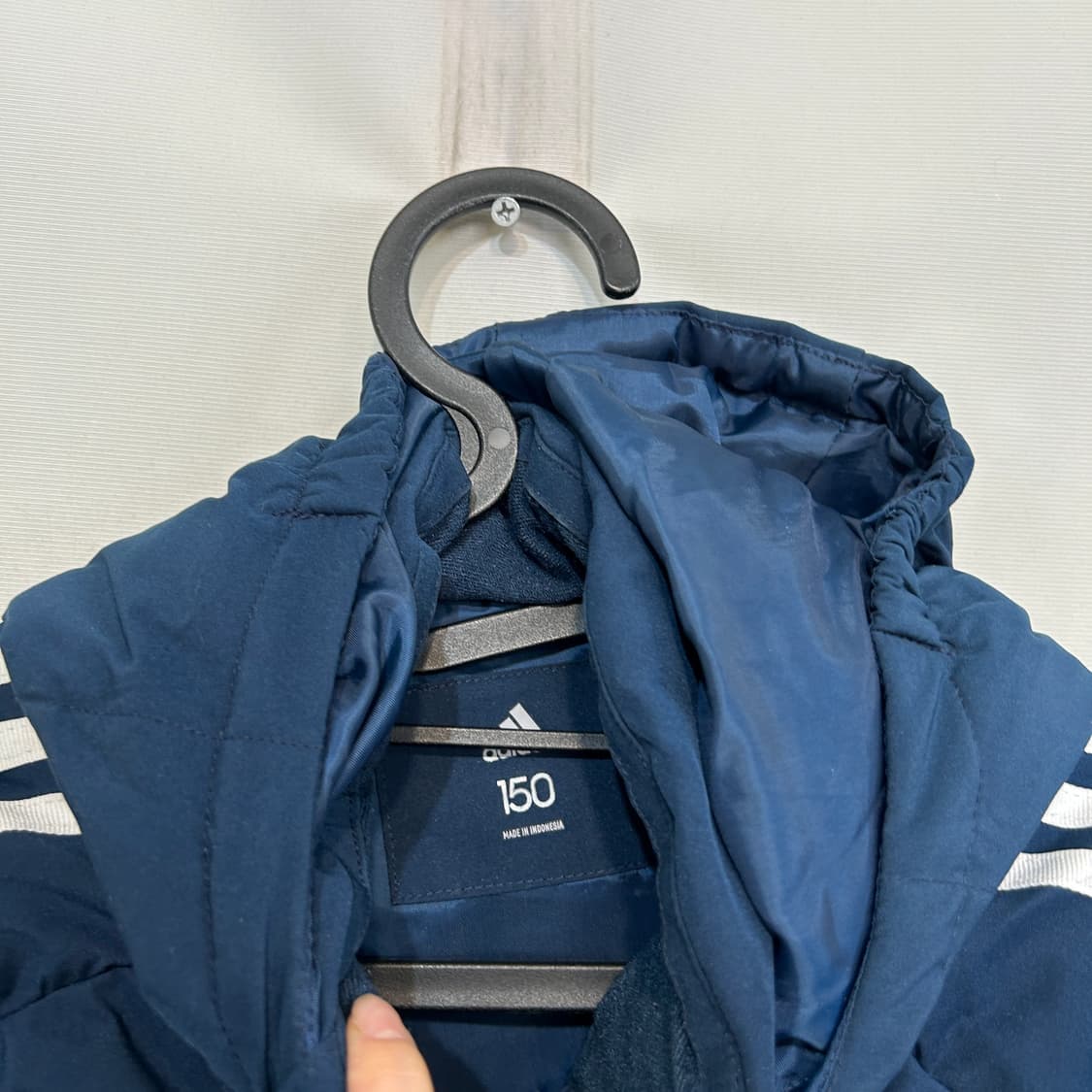 아디다스 키즈 오리털 롱패딩 150  상품이미지2