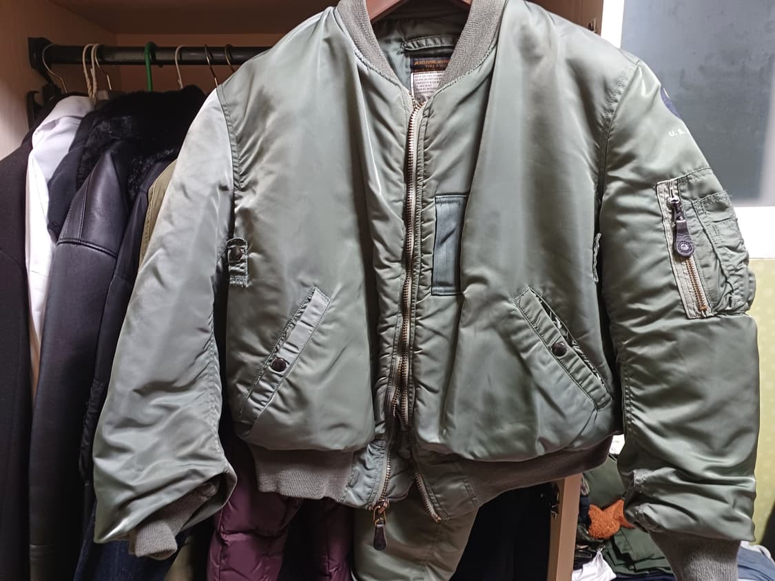 알파인더스트리 b-15d 플라이트 자켓 빈티지 상품이미지1