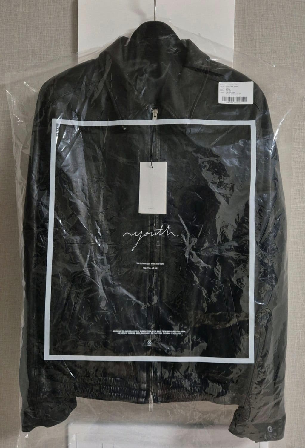 유스 / 25FW 워시드 레더 블루종 / S 상품이미지2