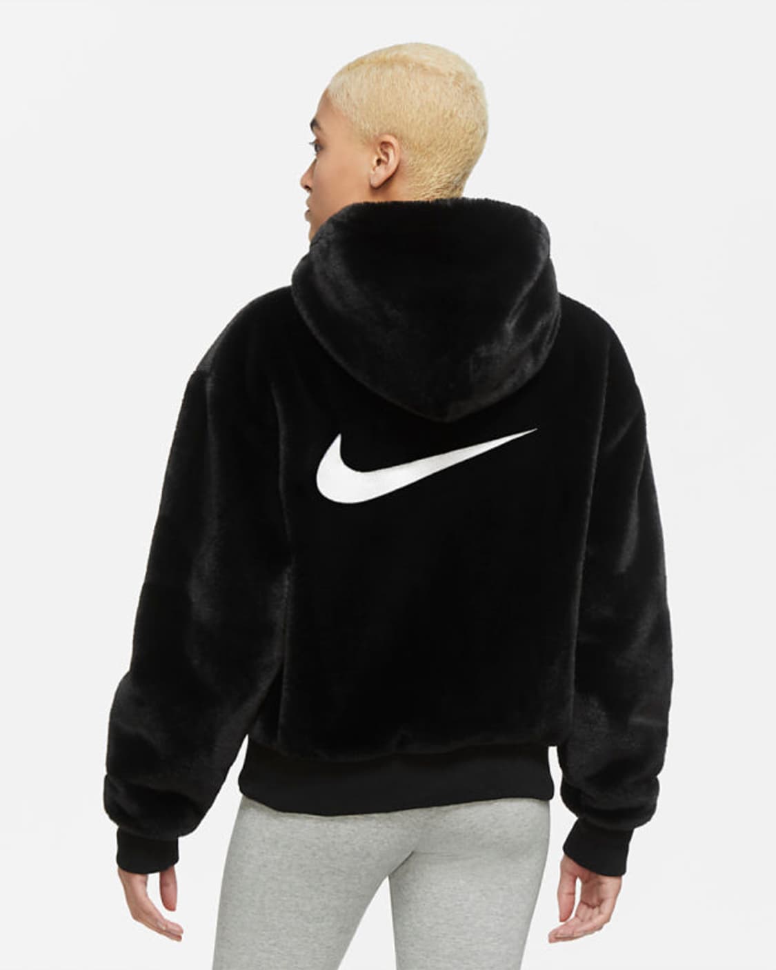 나이키 스우시 퍼 후드집업 L 상품이미지1