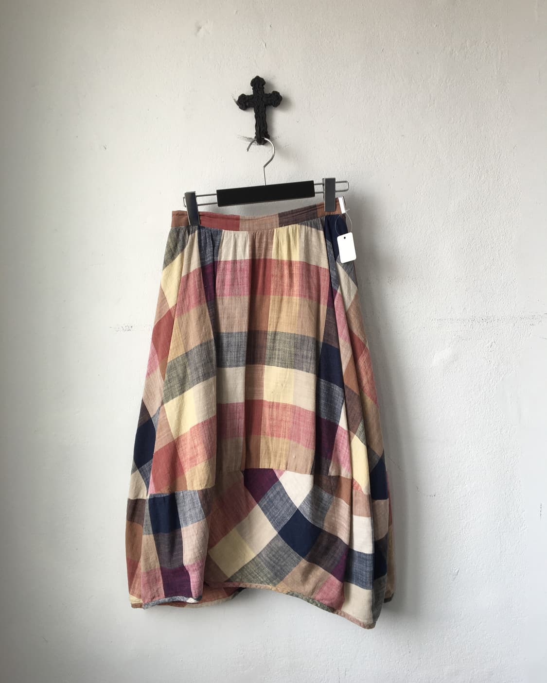 Check pattern skirt 상품이미지1