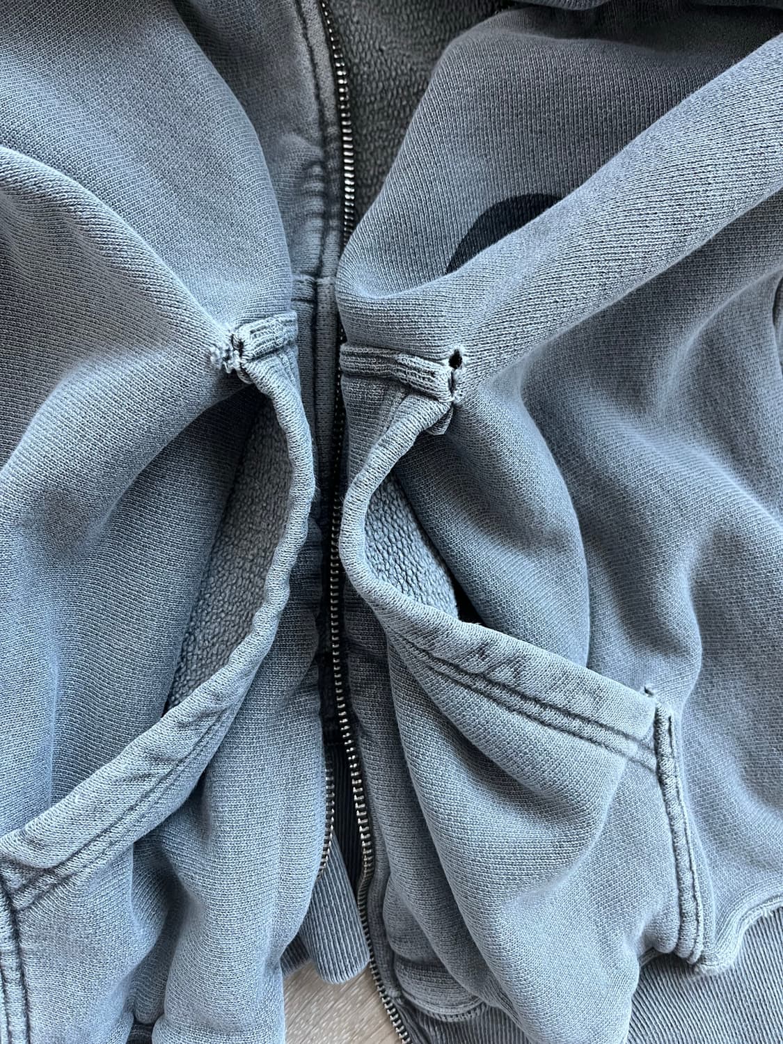 스투시 8볼 피그먼트 후드집업 블랙 s size 상품이미지6