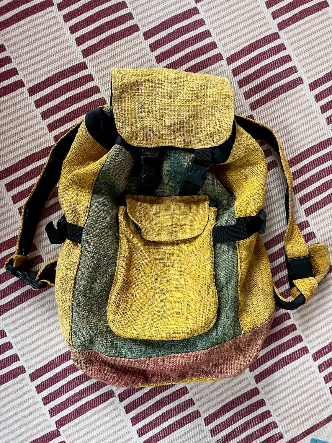 네팔 햄프 백팩 상품이미지1