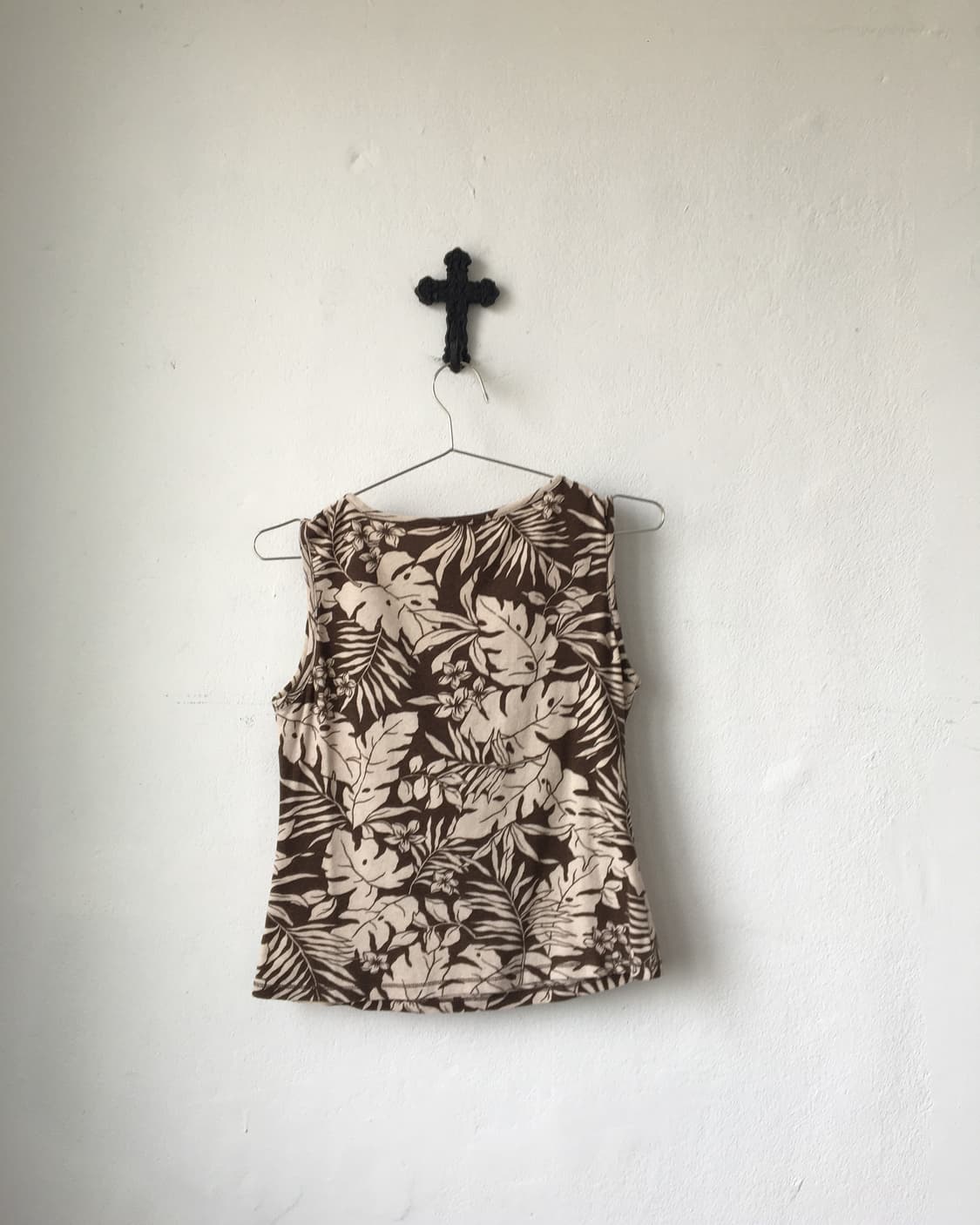 Tropical pattern sleeveless 상품이미지3