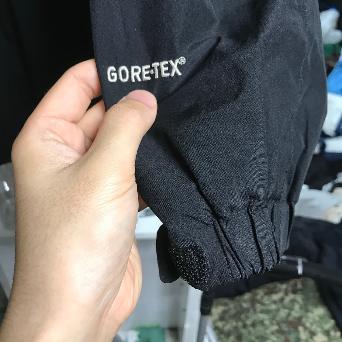 노스페이스 고어텍스 검정 바람막이자켓 상품이미지3