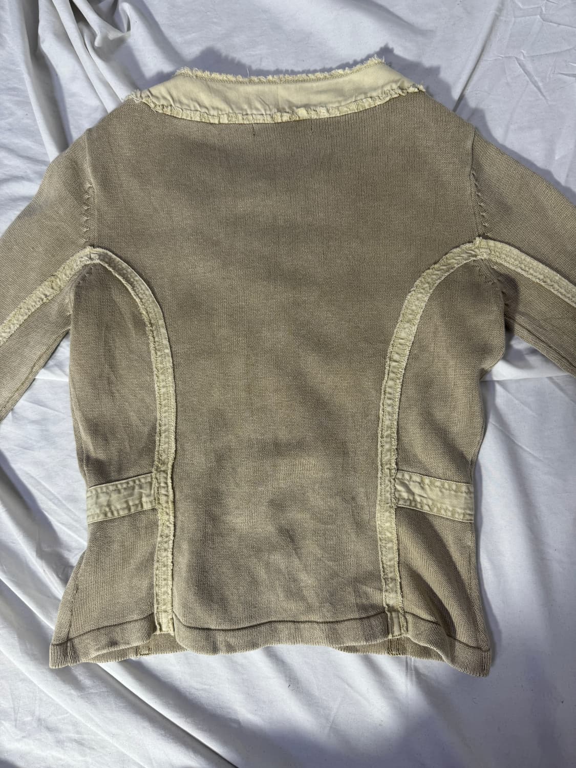 빈티지 프린지 니트 자켓 y2k goa 아방가르드 상품이미지7