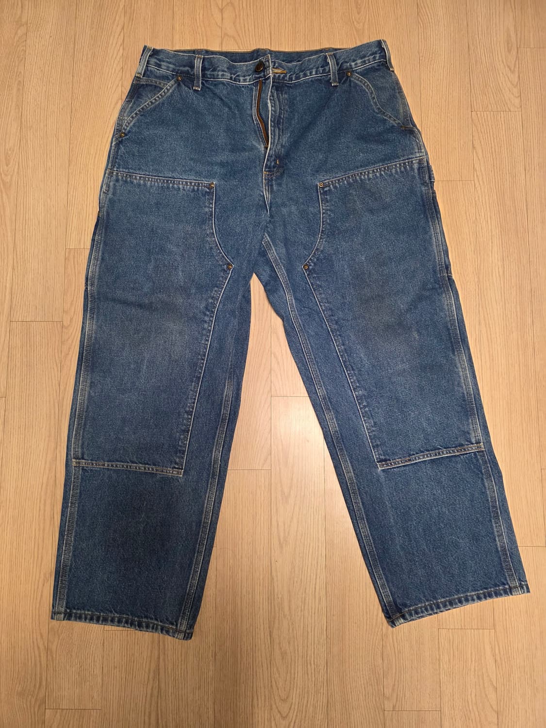 (데드스탁)칼하트 더블니 카펜터 데님 팬츠 38x30 상품이미지2