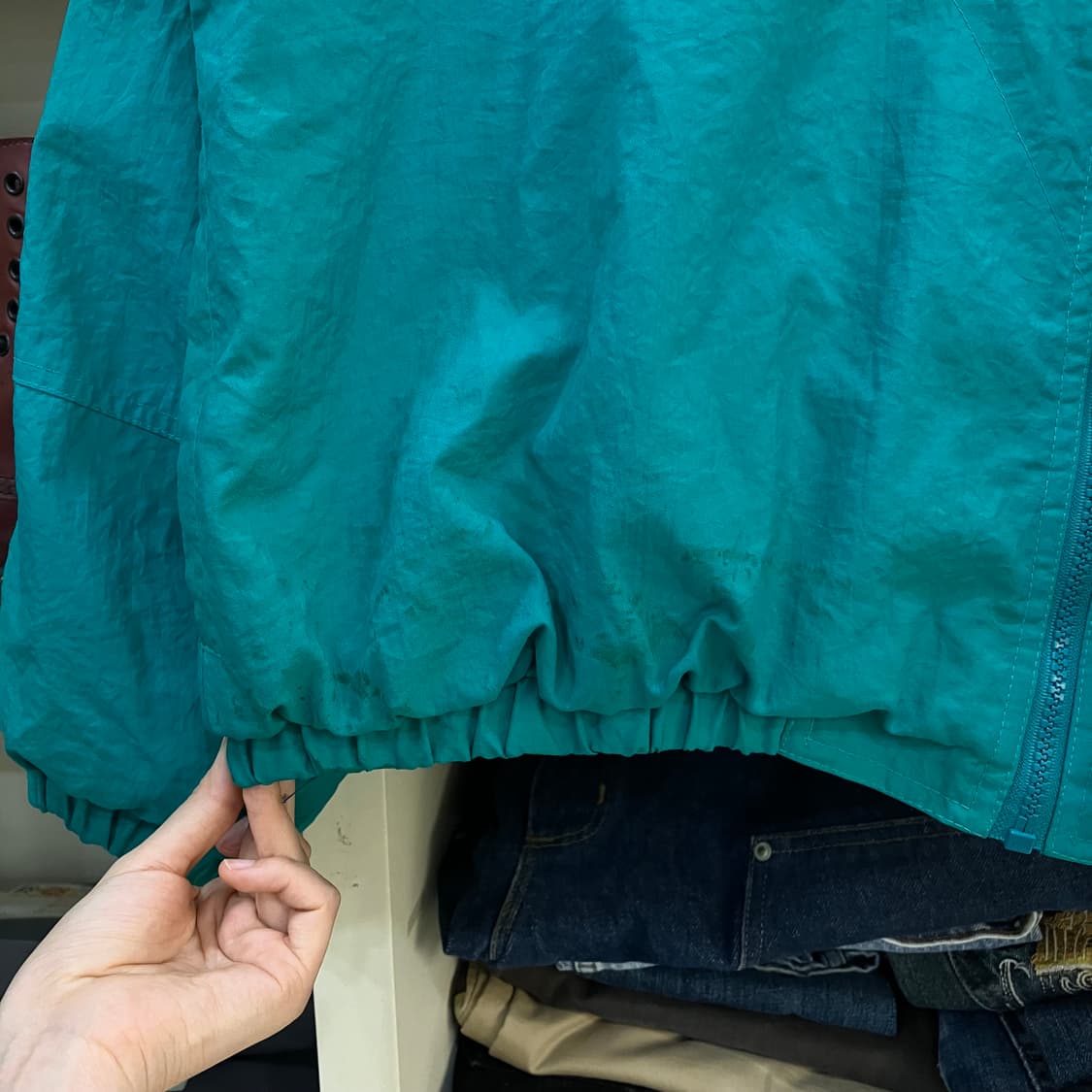 아디다스 파이어버드 후드 누빔 바람막이 상품이미지8