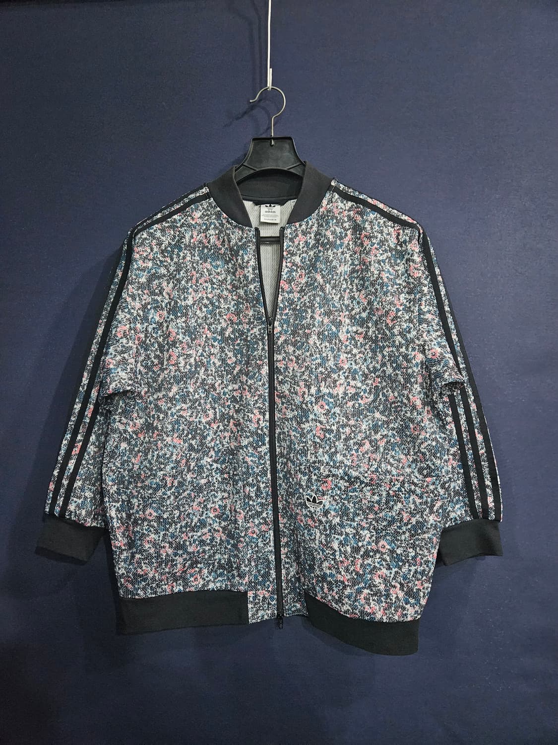 아디다스 삼선 배색컬러 남성 오버핏 95 집업자켓  상품이미지1