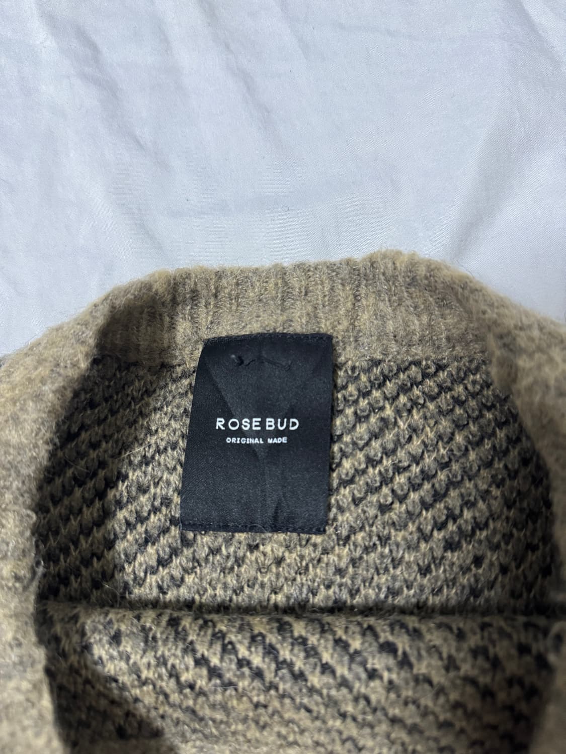 Rose bud 레오파드 알파카 니트 상품이미지3