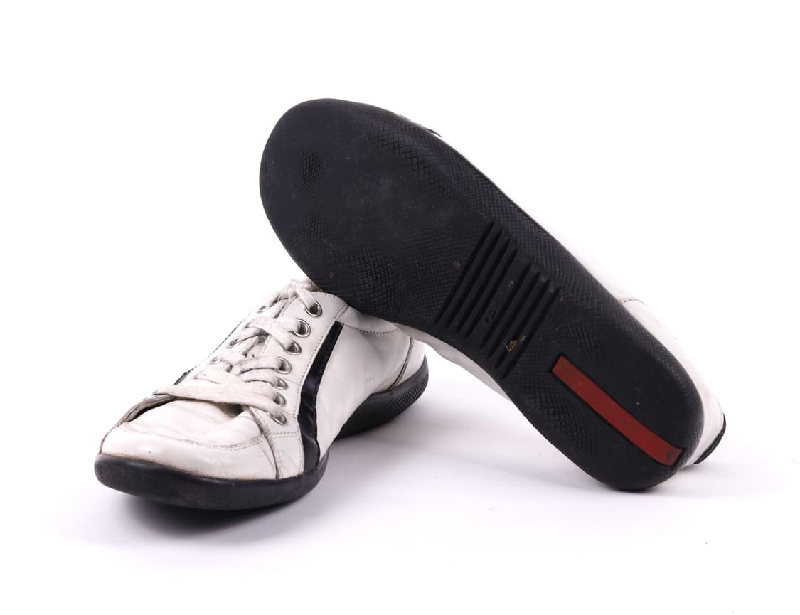 [Uk6.5] 프라다 스포츠 화이트 스니커즈 상품이미지7