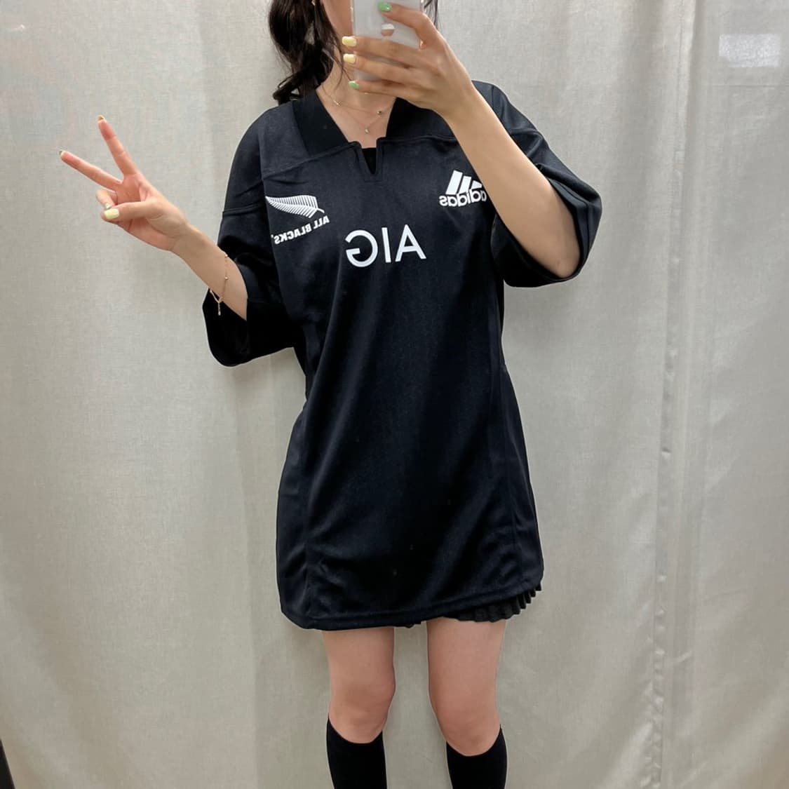 아디다스 올블랙스 럭비 유니폼/#3676 상품이미지3