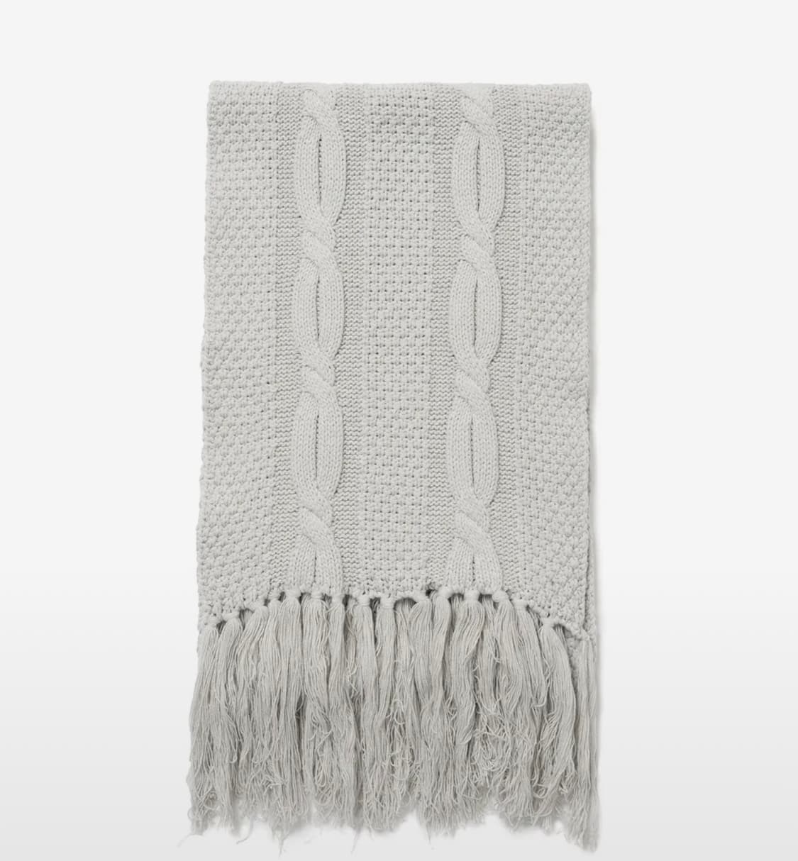 밀로 우먼 케이블 프린지 머플러 상품이미지4