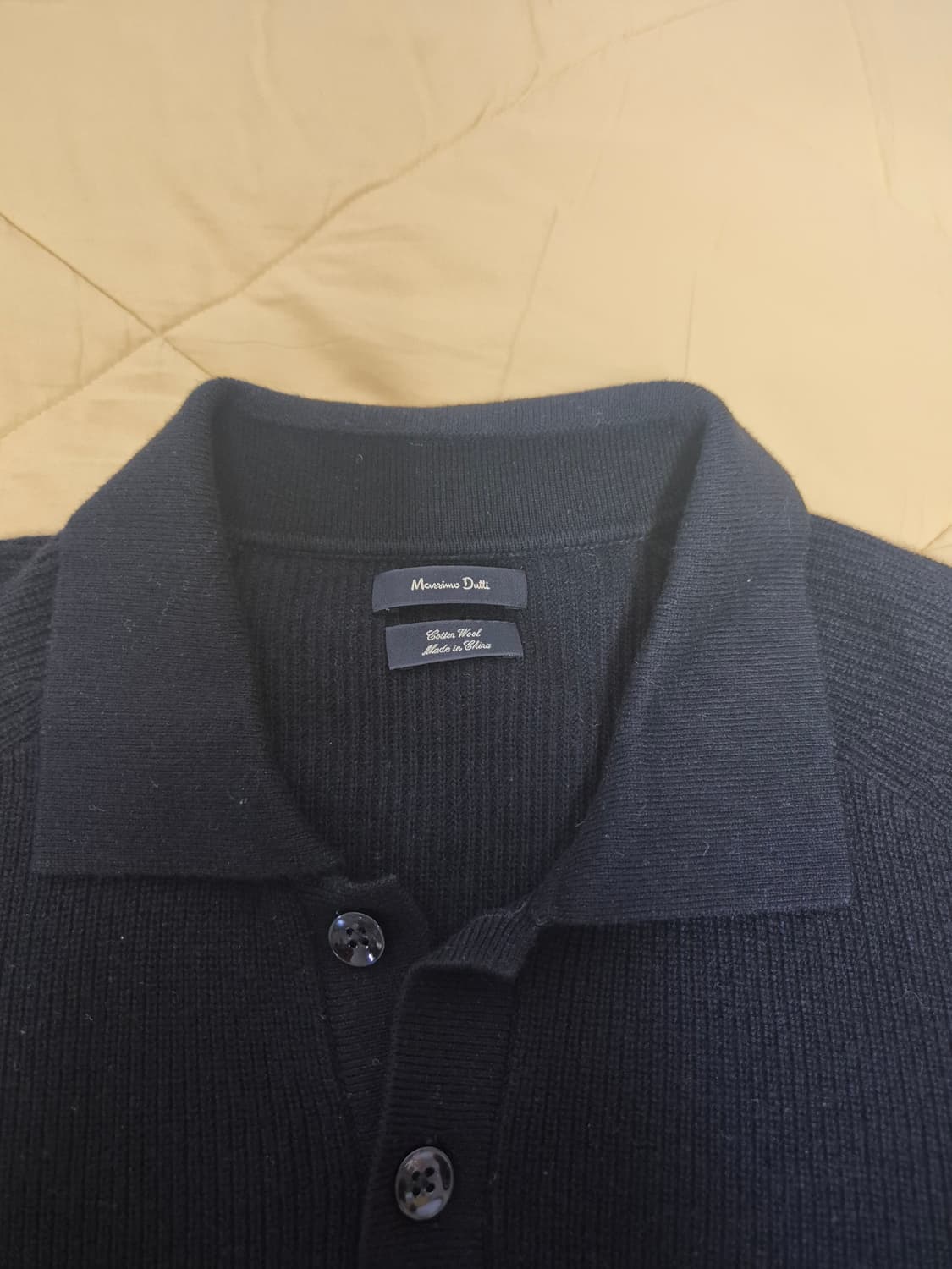 마시모두띠 블랙카라니트 L 상품이미지2