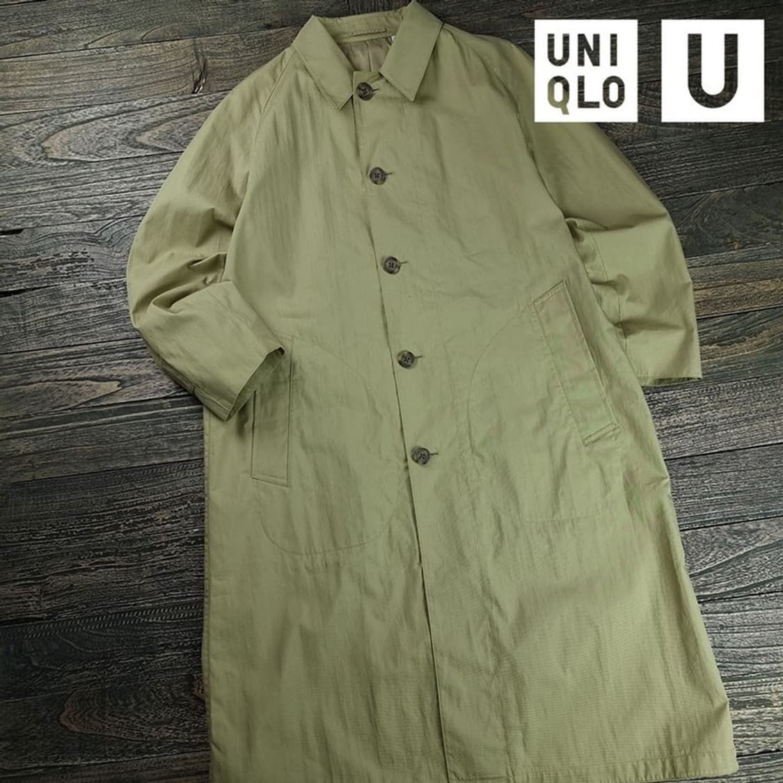 [유니클로 U 르메르] 트렌치 롱 맥코트 M19449 상품이미지1