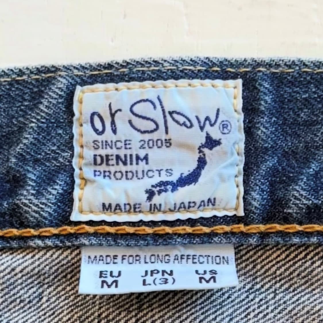 오어슬로우 105 데님 팬츠 상품이미지8