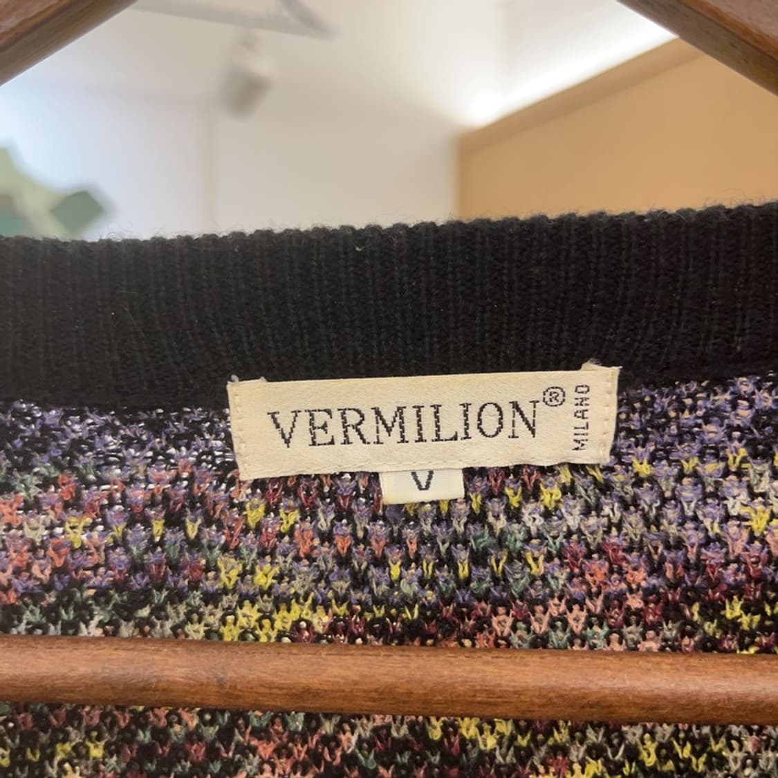 버밀리온 밀라노 빈티지 에스닉 보헤미안 패턴 니트 V C06881 상품이미지5