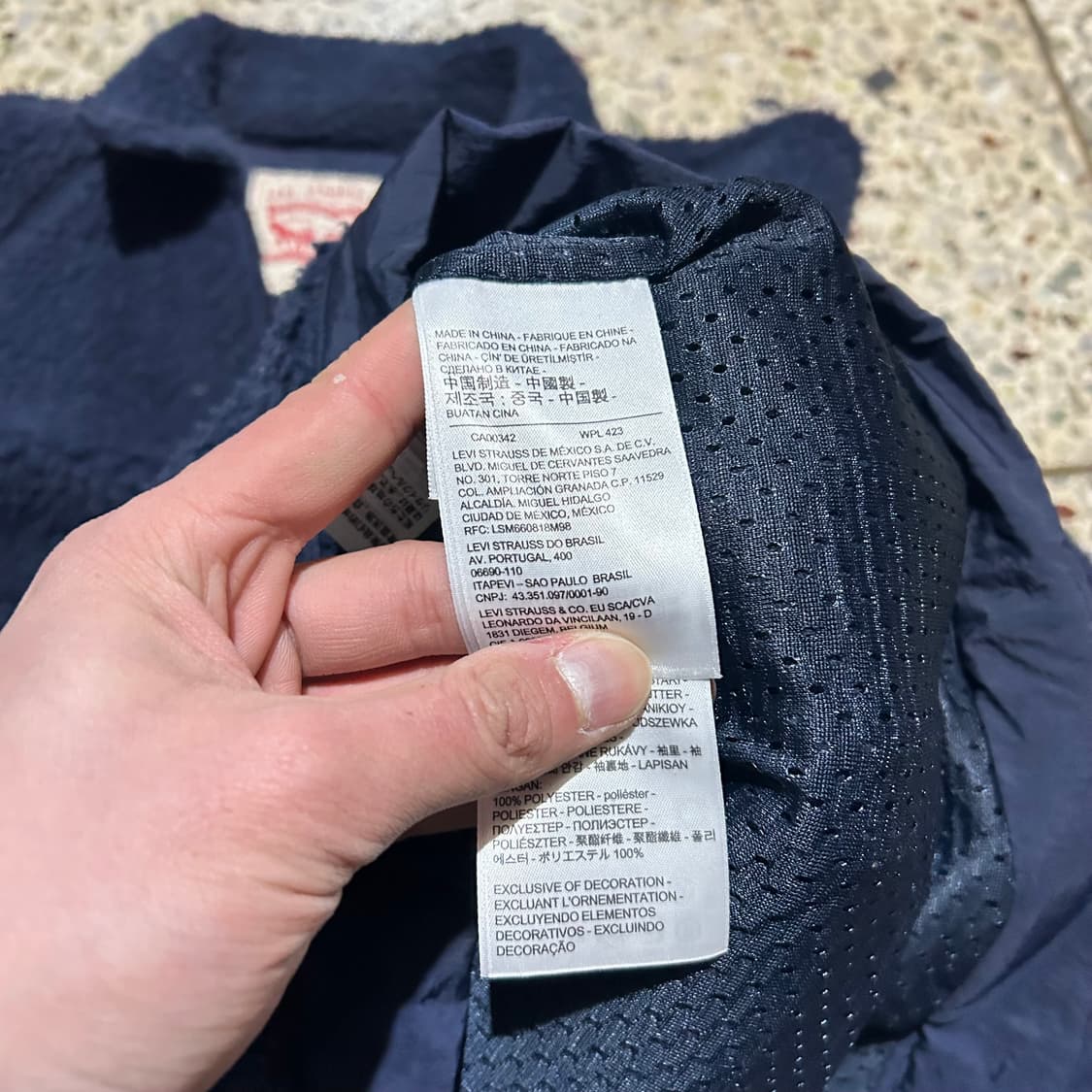 리바이스(Levis) 네이비 플리스 자켓 상품이미지6