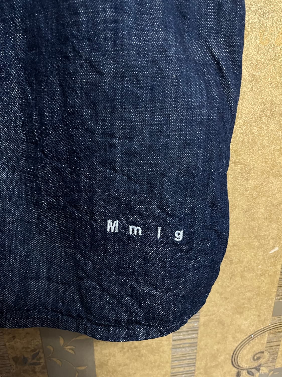 Mmlg 생지데님 반팔 셔츠 M 상품이미지5