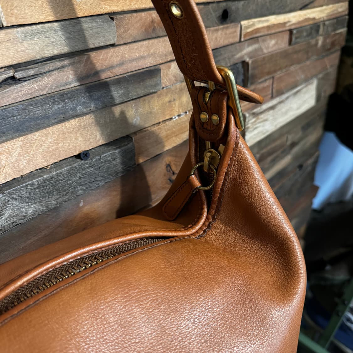 Old Coach Glove Leather Duffle Shoulder  상품이미지5