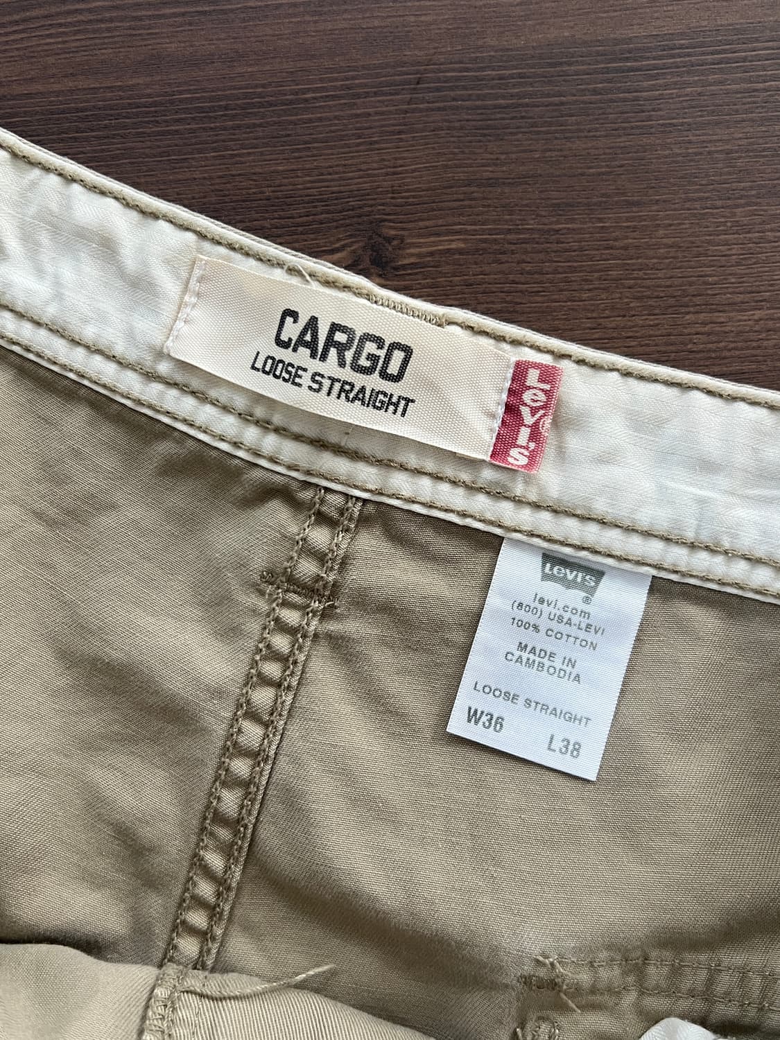 Levis 리바이스 루즈 스트레이트 카고 팬츠 상품이미지7