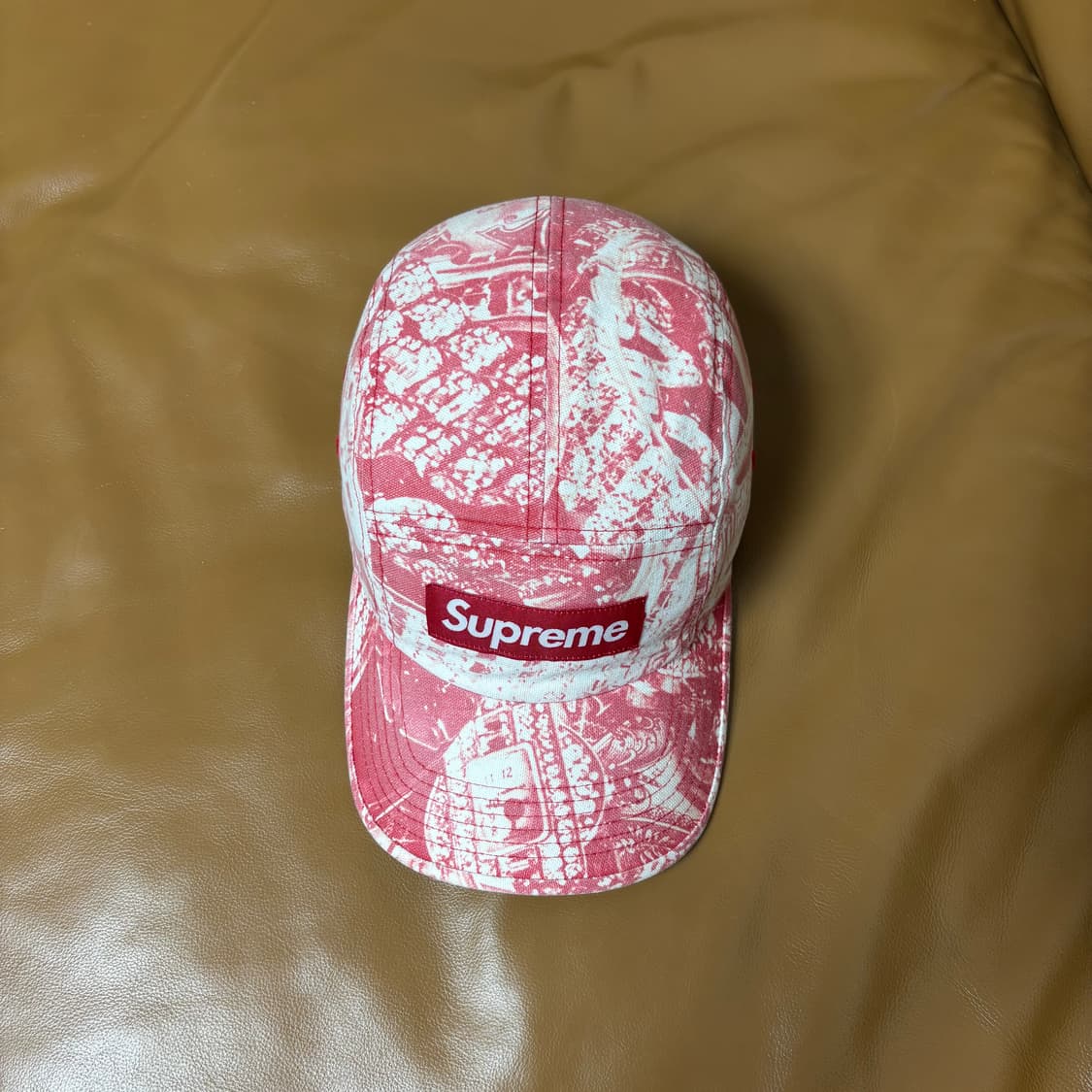 Supreme 슈프림 워시드 레드 캠프캡 모자 (Washed Red) 상품이미지5