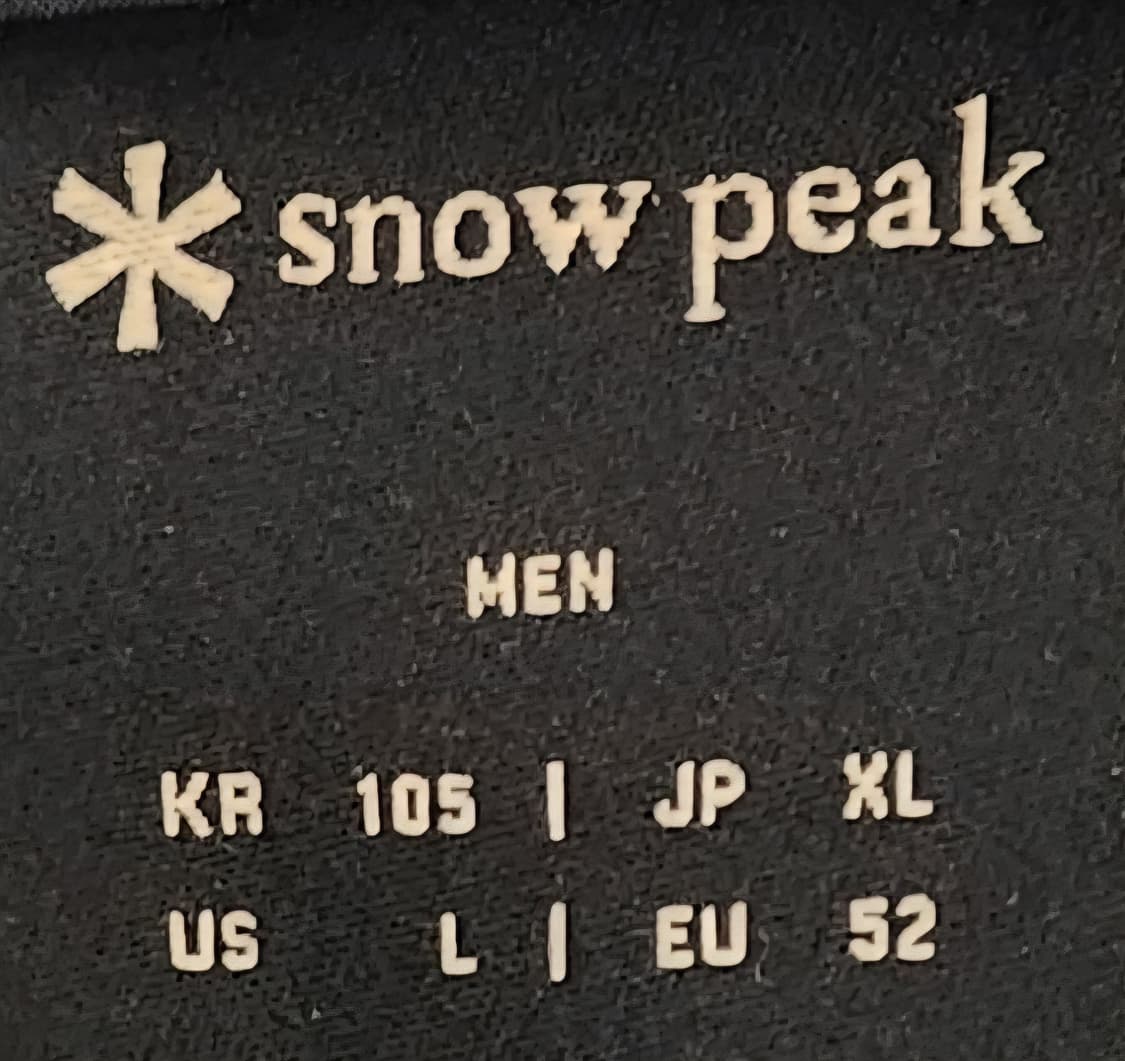스노우피크 바람막이 XL 상품이미지3