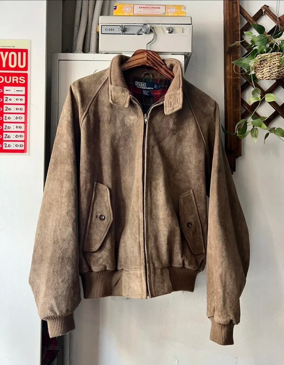 폴로 랄프로렌 웰링턴 스웨이드 자켓 상품이미지1