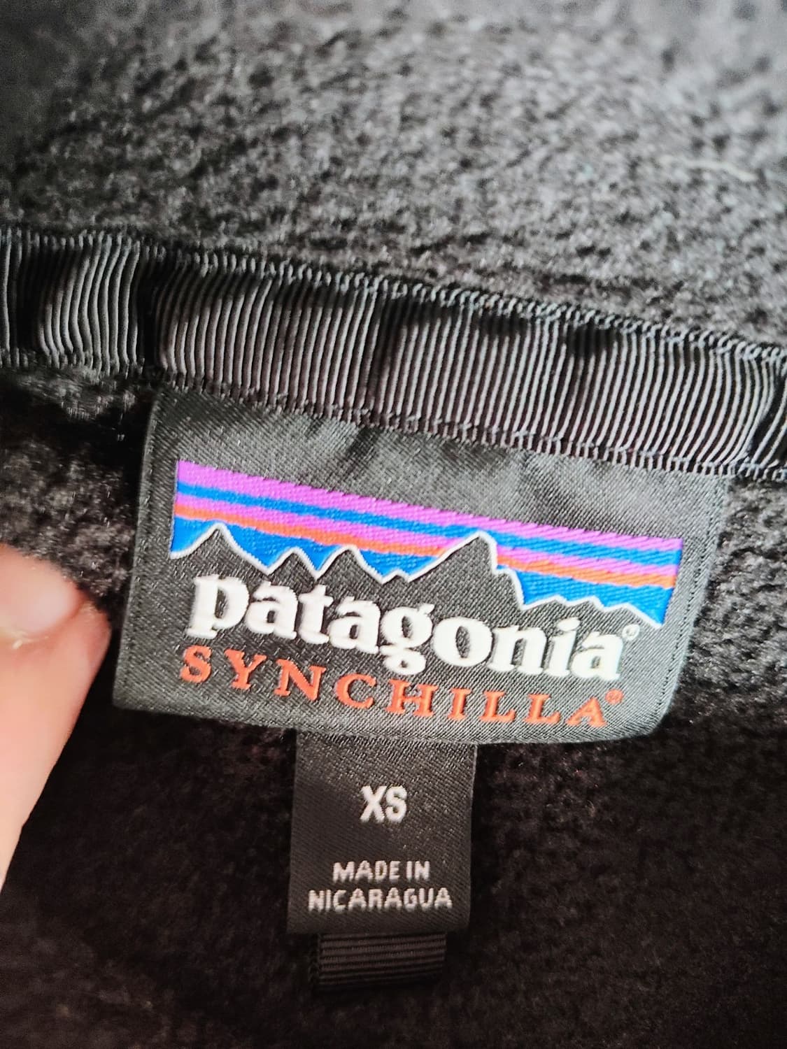 10s 파타고니아 신칠라 스냅-T 블랙/블랙 상품이미지4