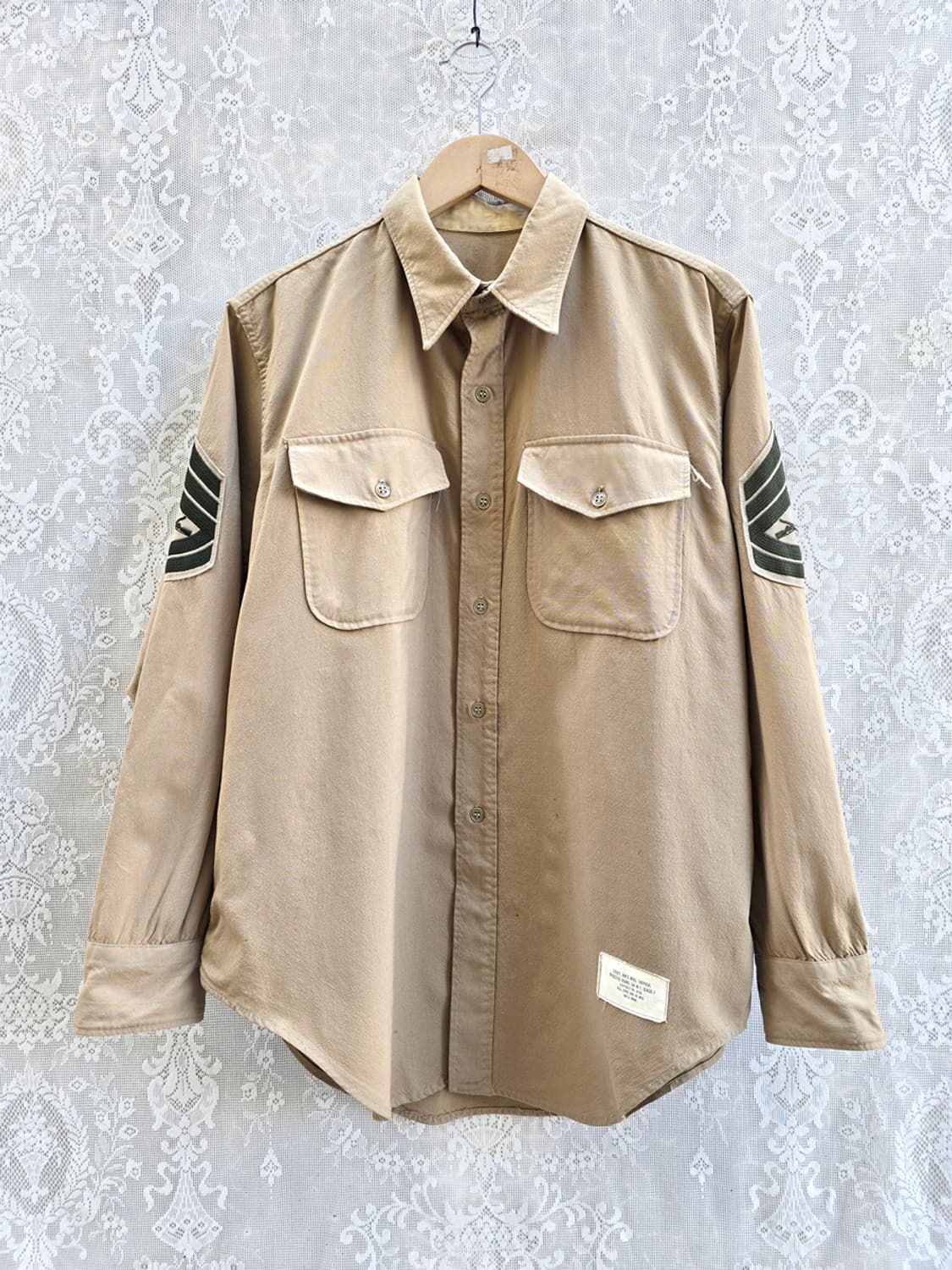 60-70s 미해병 울 셔츠 (made in usa) 상품이미지1