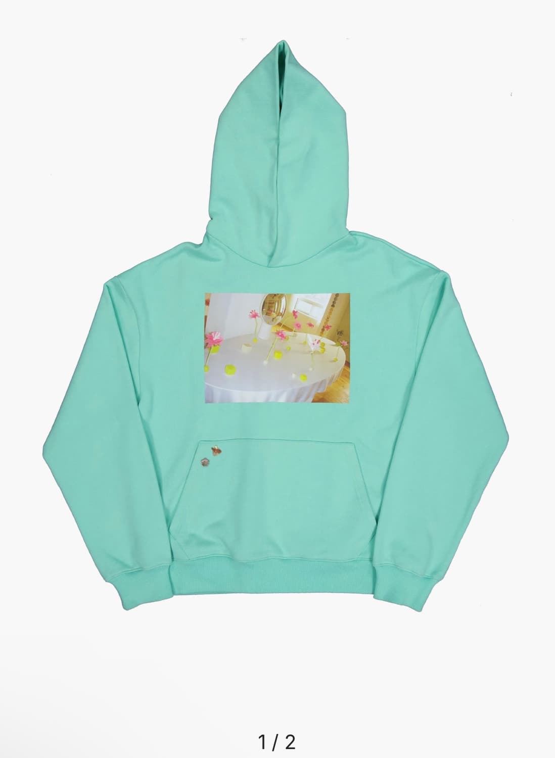 나비버스 Navi garden Hoodie_Mint 상품이미지1