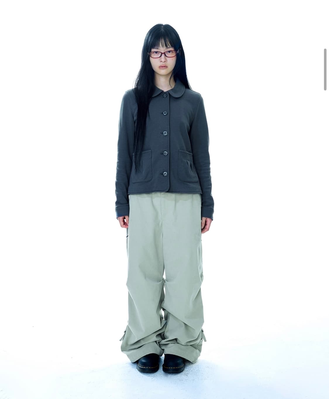 코이세이오 코지 스웻 재킷 차콜 상품이미지1