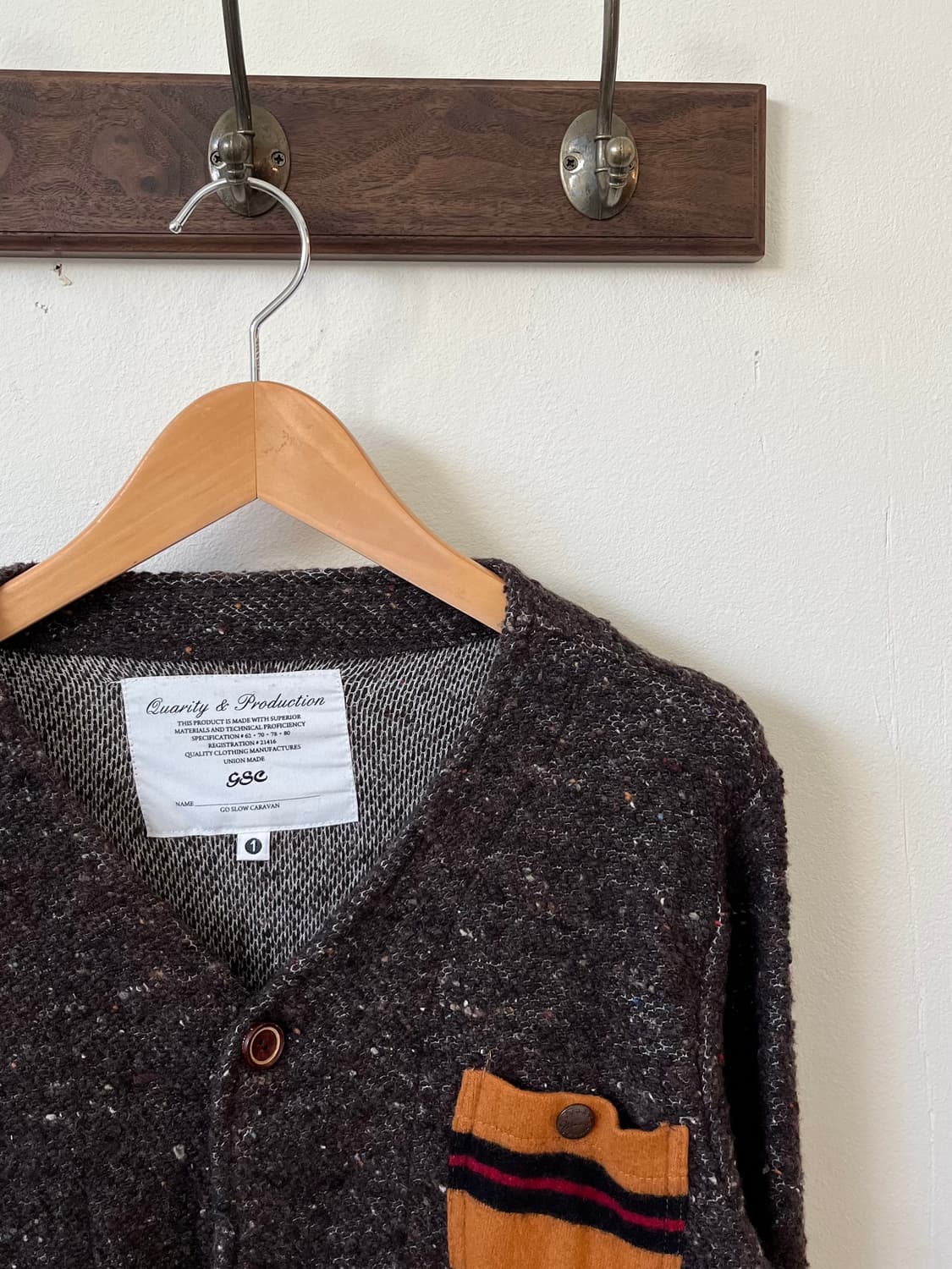 GO SLOW CARAVAN 패치워크 가디건 상품이미지3