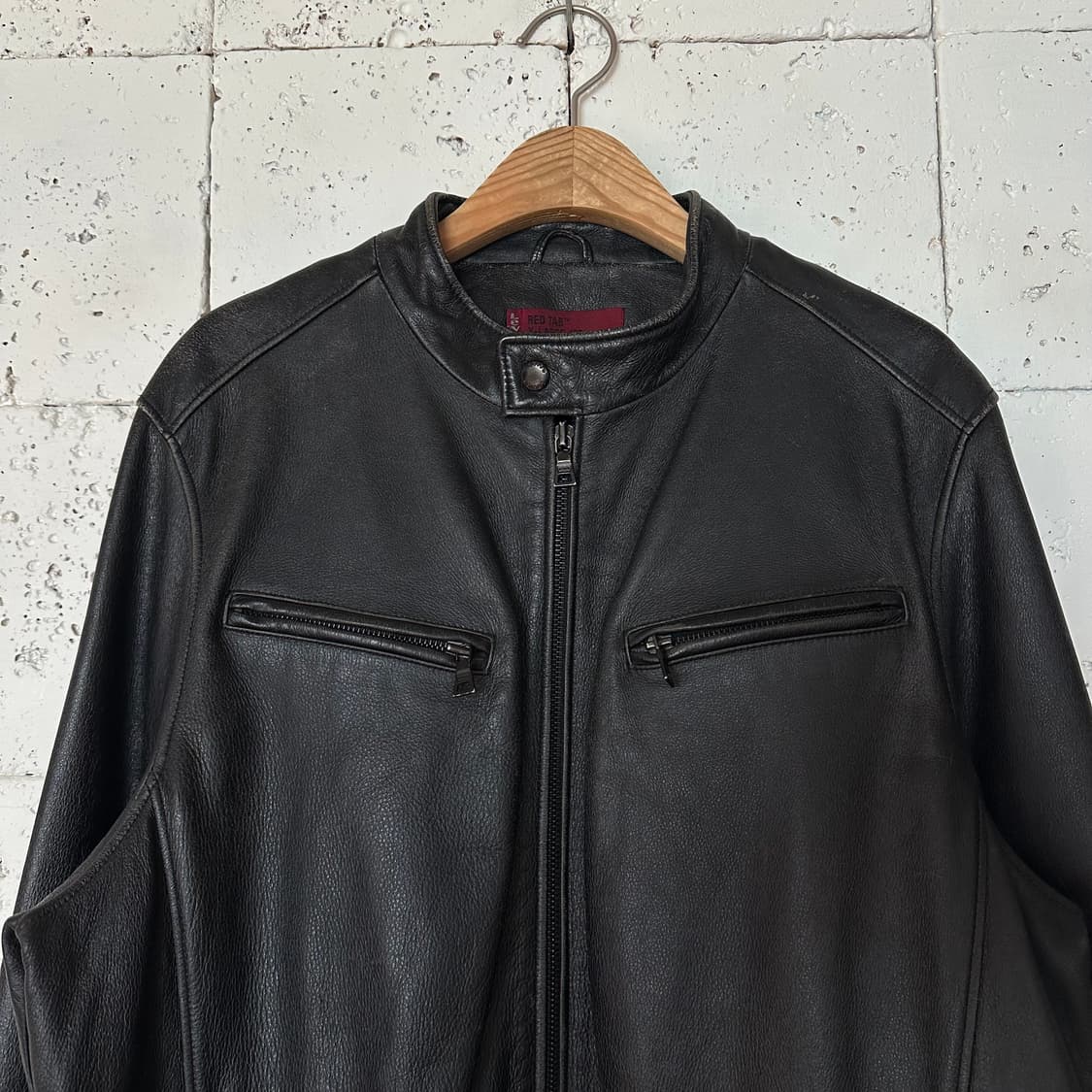 105 리바이스 가죽 자켓 블랙 상품이미지2