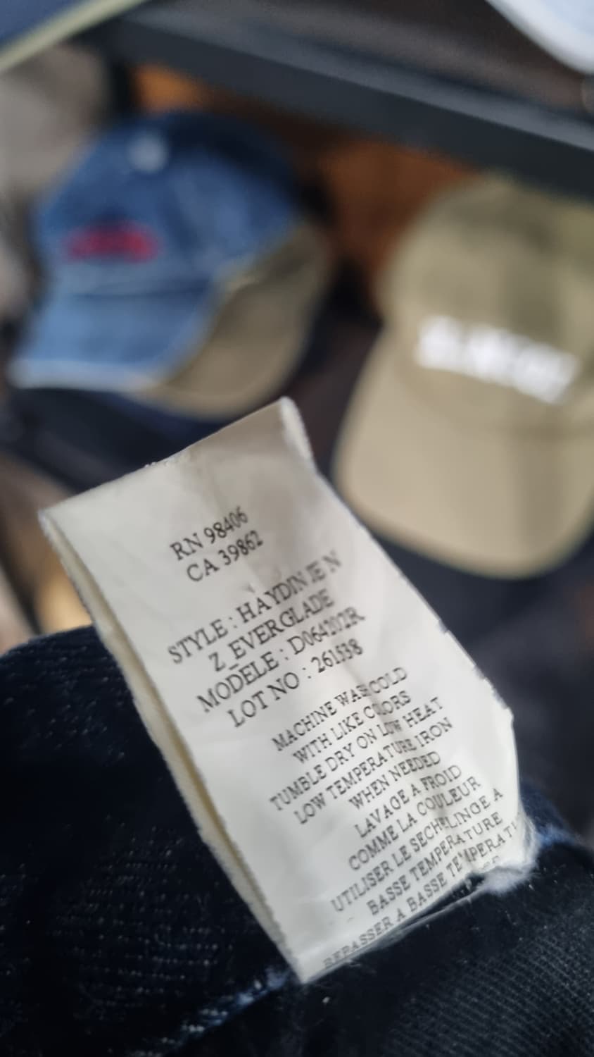 theory (띠어리) 남성용 스판 워싱청바지 33size 컨디션10/8 상품이미지4