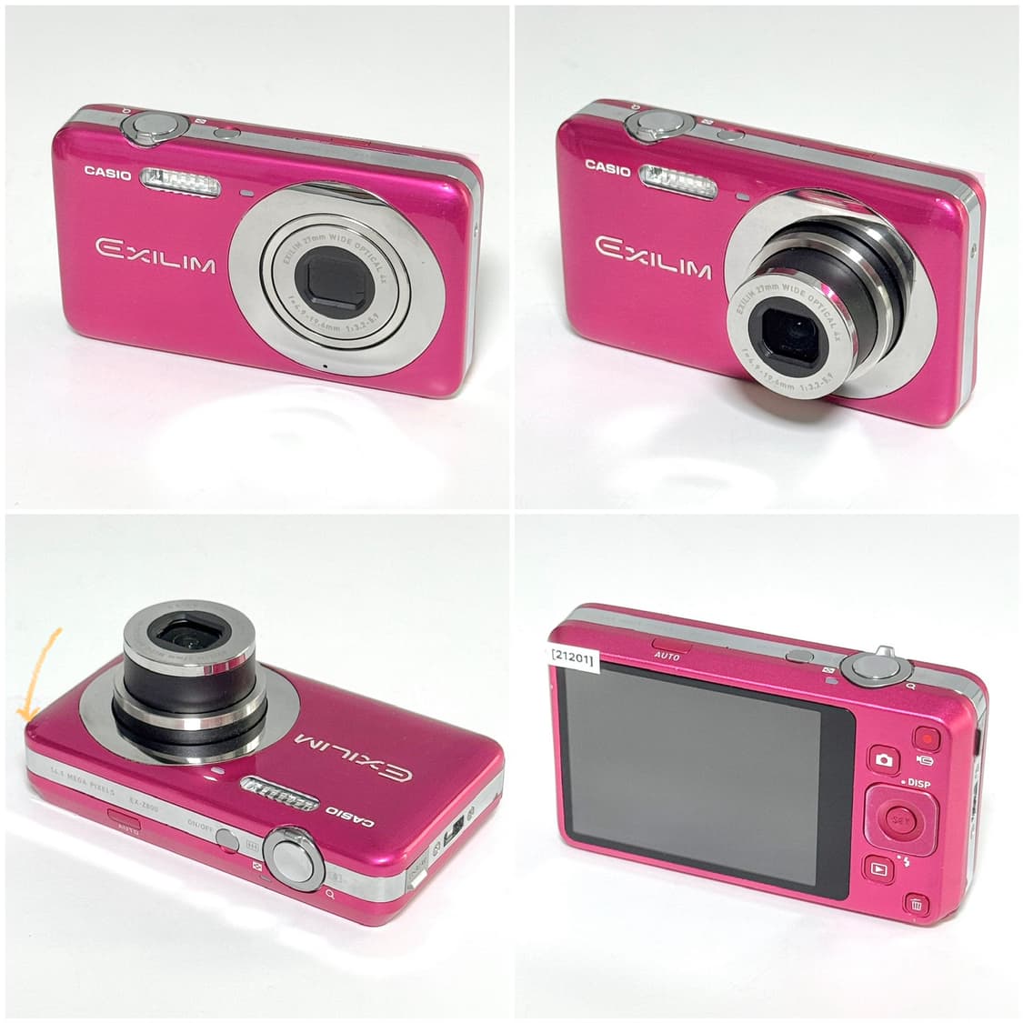 카시오 엑슬림 Z800 체리핑크 빈티지디카 상품이미지2
