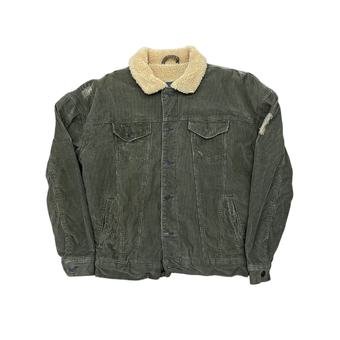 자라 코듀로이 쉐르파 트러커 자켓 상품이미지2