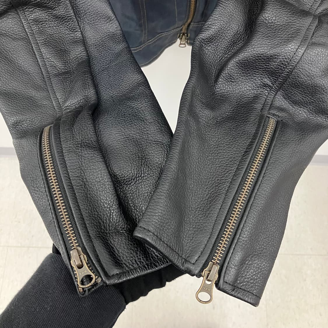 할리데이비슨 아테리얼 데님 가죽 라이딩 자켓 L 상품이미지6