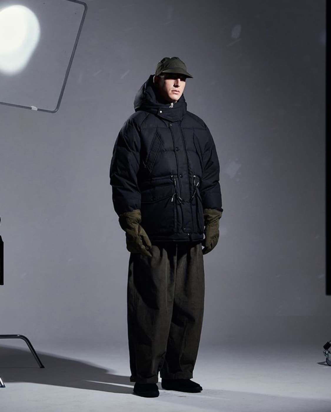 유니폼브릿지 / 카라코람 쉘터 다운 파카 블랙 / L 상품이미지3