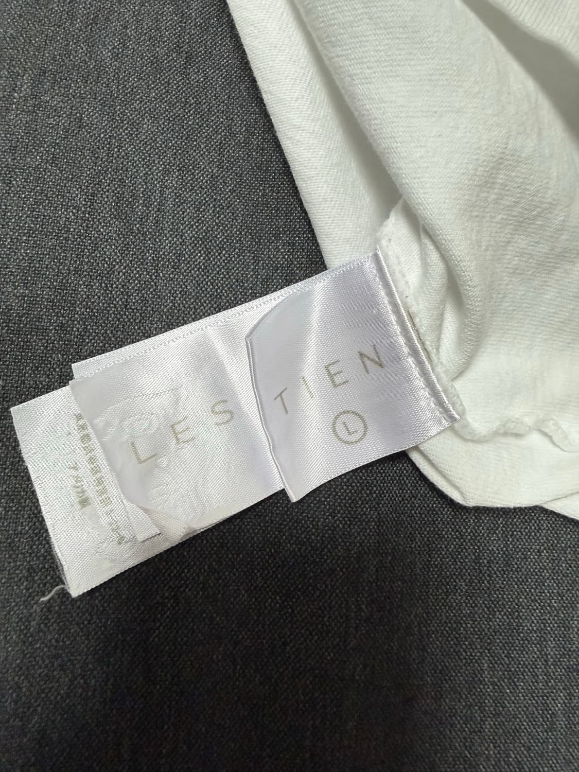 LES TIEN 화이트 목업 반팔 티셔츠 상품이미지4