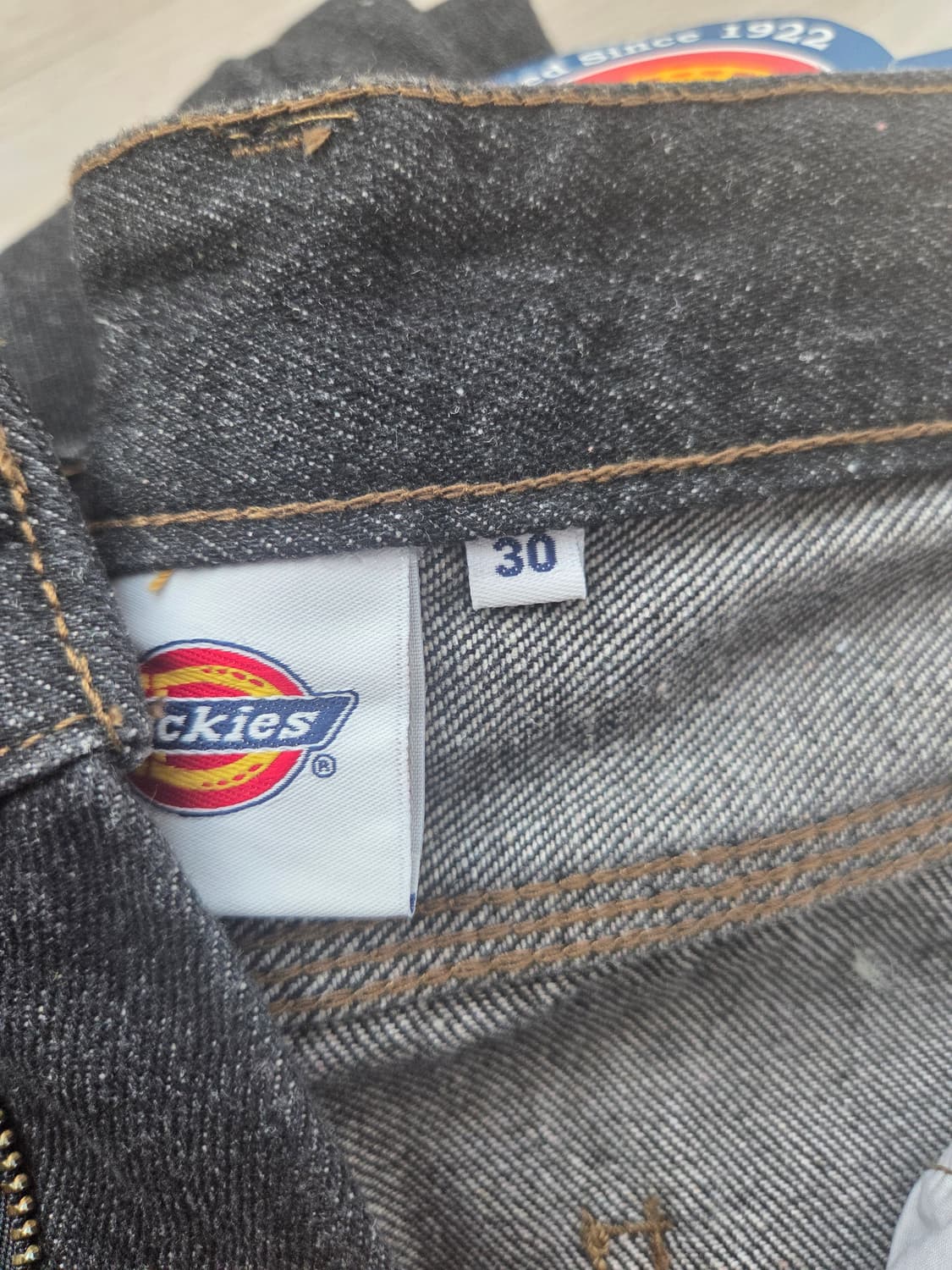 새상품) 디키즈 더블니 카펜터 데님 팬츠 Black 30 상품이미지3