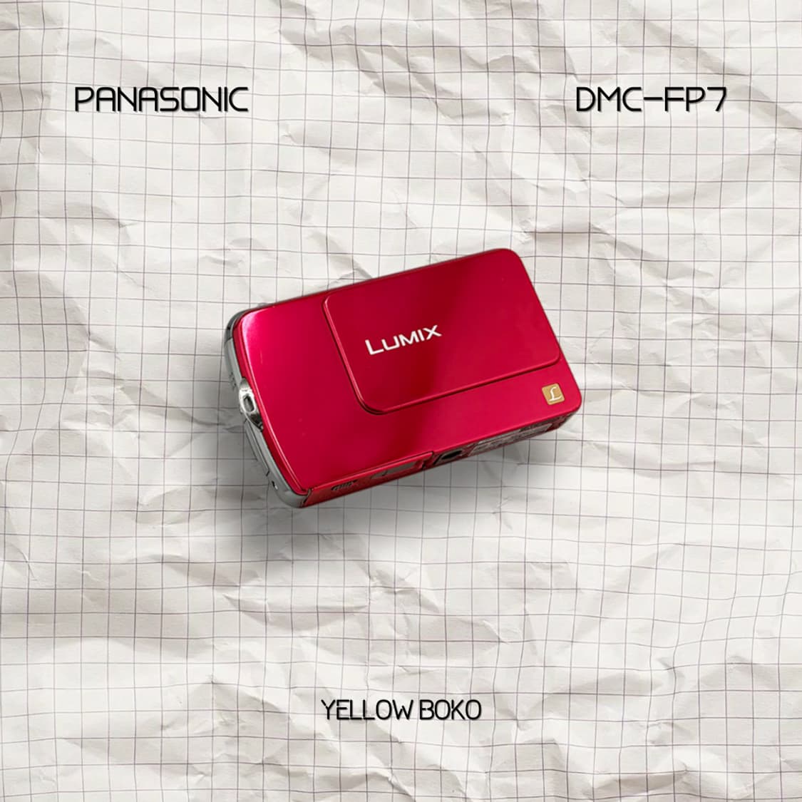 [✨블프할인] 파나소닉 DMC-FP7 핑크 레트로 디지털 카메라 상품이미지1