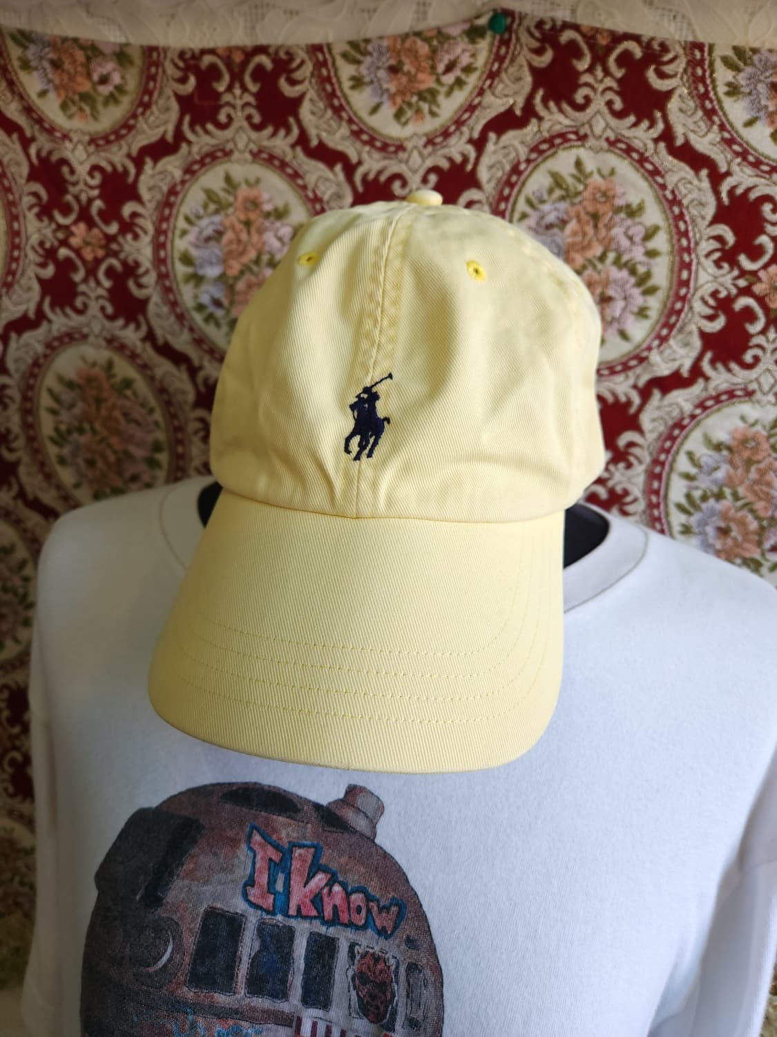 폴로 랄프로렌 옐로우 볼캡 가죽스트랩 polo 상품이미지1