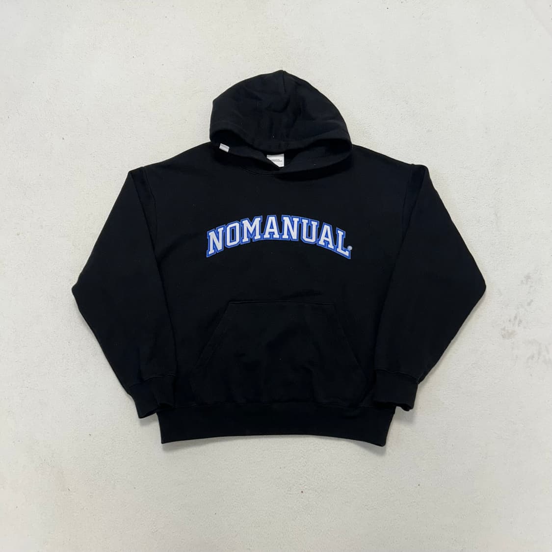 Nomanual black hoodie 상품이미지4