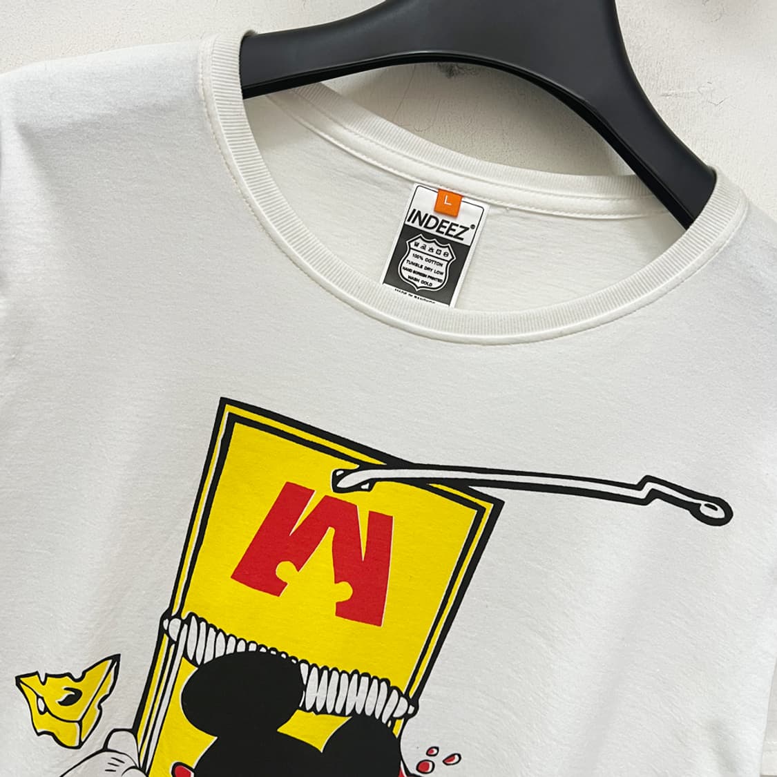 VTG INDEEZ 미키 마우스 반팔티 L 상품이미지3