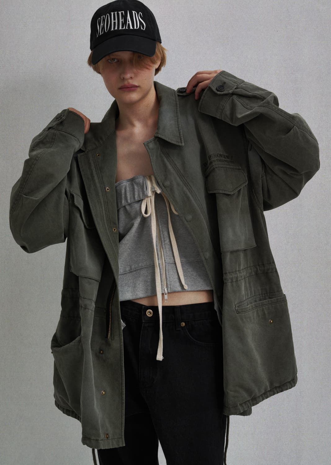 Seo WASHED COTTON FIELD JACKET 상품이미지3