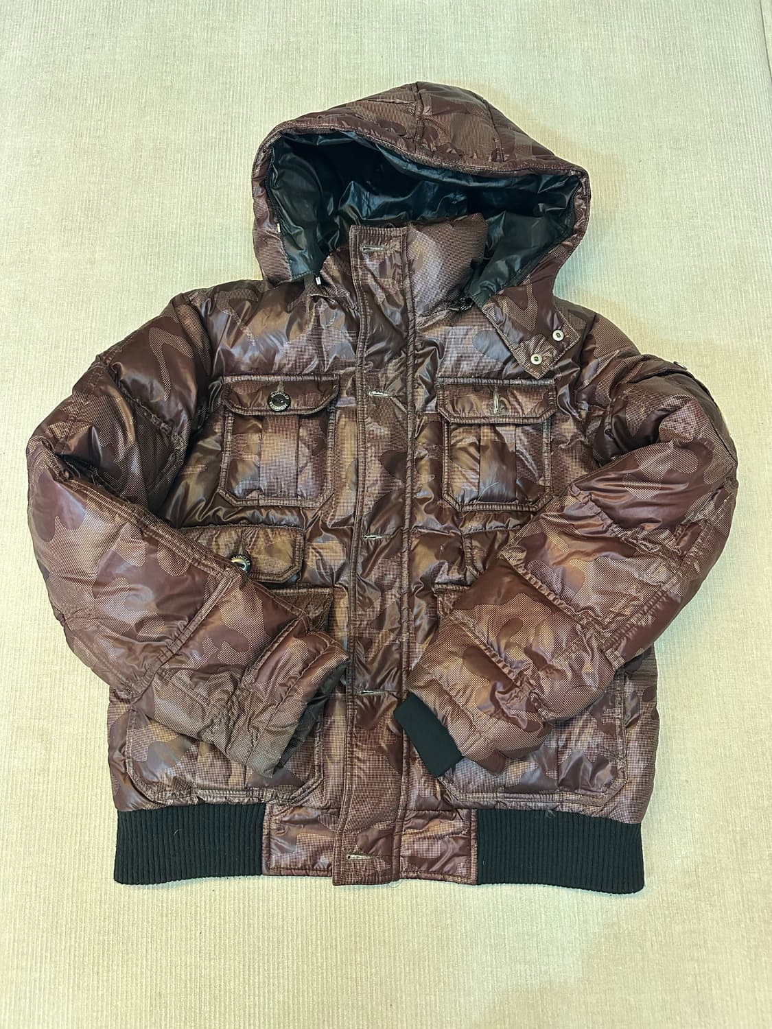 몽클레르 패딩 자켓 (카무플라주 브라운 / M) 상품이미지2
